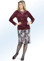 Rok met rechte pasvorm 