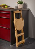 opvouwbare kruk van bamboe 