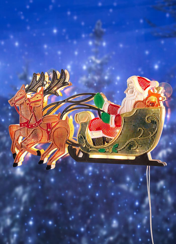 Verlicht raamschildering 