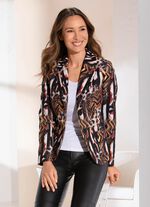 Korte blazer met een extravagant design 