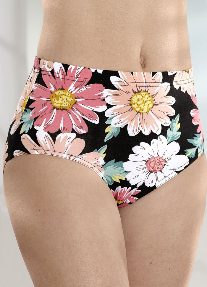 Set van vier slips met elastische band 