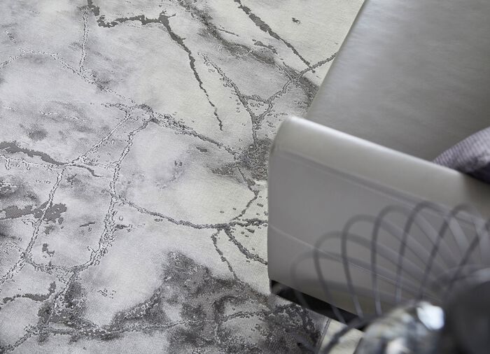 Stijlvolle bruggen en tapijten met marmermotief 
