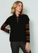 Sweatervest in pareltand 