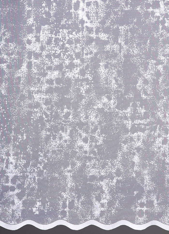 Geweldig bloemengordijn met universele railband 