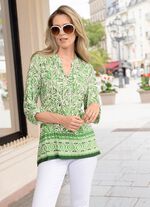 Shirt tuniek met manchetten 