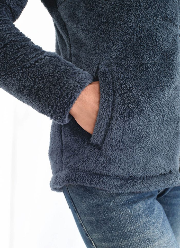 Kort jasje in 2 kleuren ANTRACIET