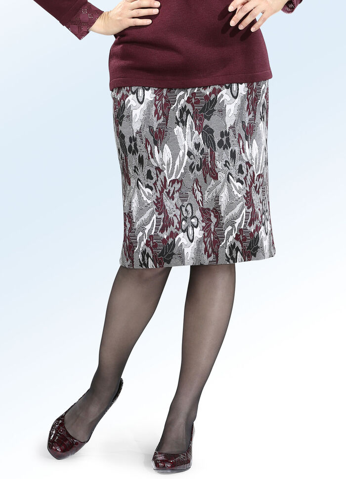 Rok met rechte pasvorm 