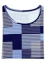Shirt met ronde hals in 3 kleuren 