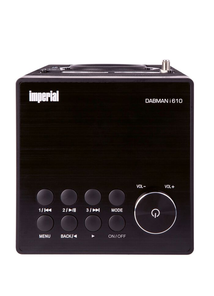 Multifunctionele radio ZWART