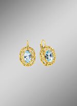 Oorbellen goud 375/- 