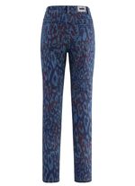 Jeans met trendy dierenbontdessin 