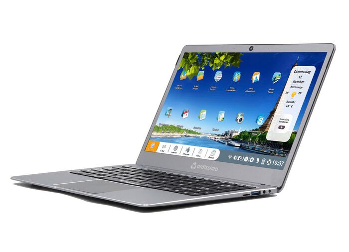 Ordissimo Notebook met eenvoudig te bedienen besturingssysteem 