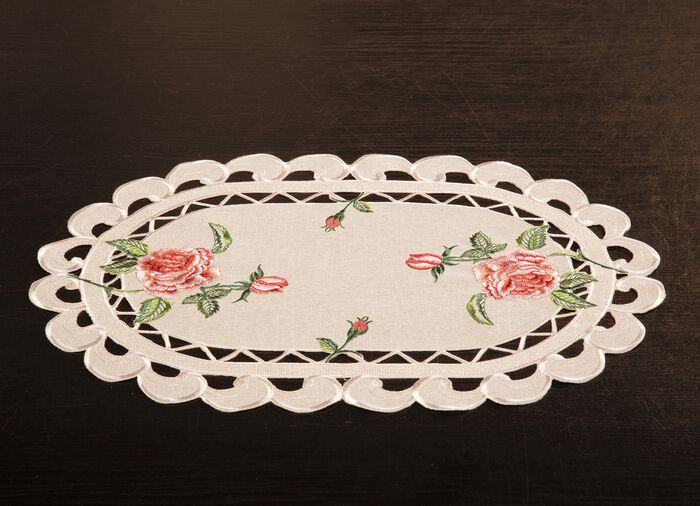 Tafel- en kamerdecoratie met rozenmotief BUNT