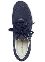 Waldl&auml;ufer, comfortabele dames veterschoenen, breedte H, met uitneembaar voetbed MARINE