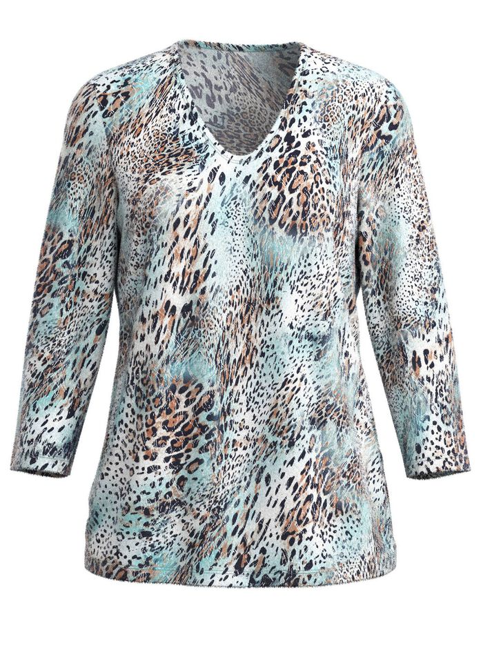 trui in jacquard fijn breisel 