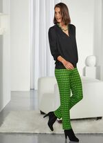 Jerseybroek met expressief design 