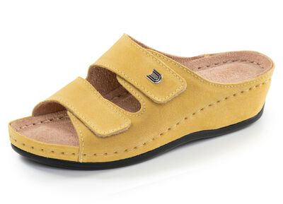 Lichtgewicht damesmuiltjes, breedte G, met klittenbandsluiting 