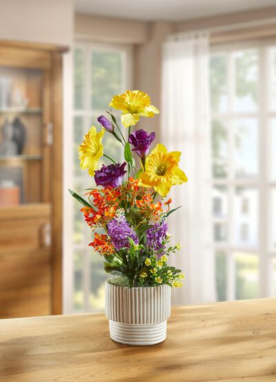 Bloemstuk in een pot 