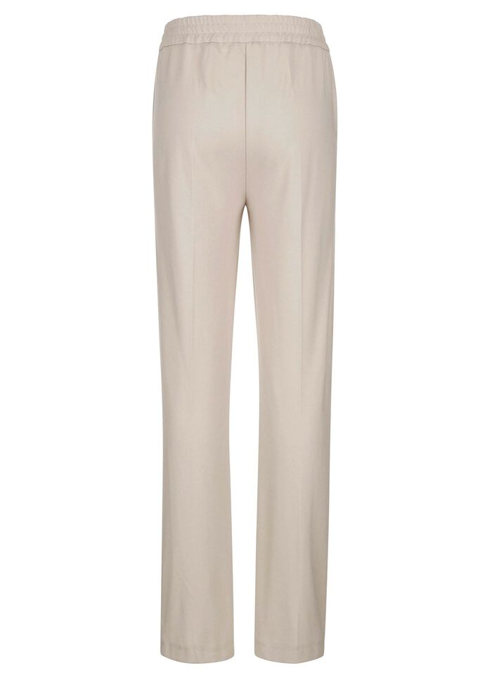 Broek met geperste vouwen 