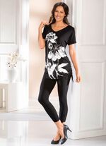 Leggings met opvallende metalen platen 