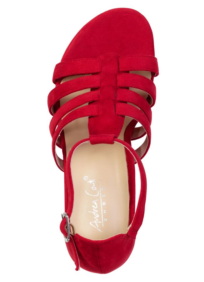 Andrea Conti, modieuze damessandalen, breedte G, met elastische band 