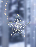 LED-ster in 3D-look van metaal 