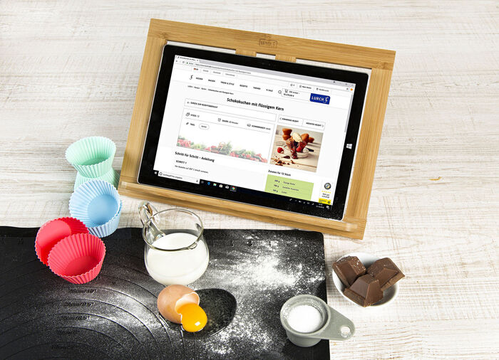 Bamboe kookboekenhouder 