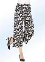 Culottes met briljant gekleurde inkjetprint 