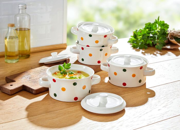 Gourmetpotten, 4 delen 