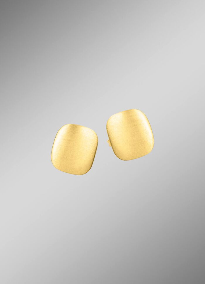 Oorbellen van satijngoud 