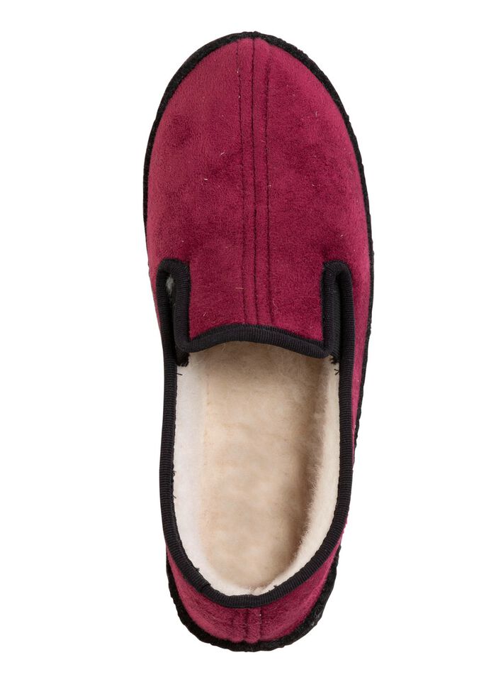 Ademende velours pantoffels 