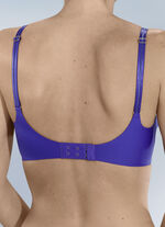 Naturana bh met elastische inzetstukken van tule INDIGOBLAUW