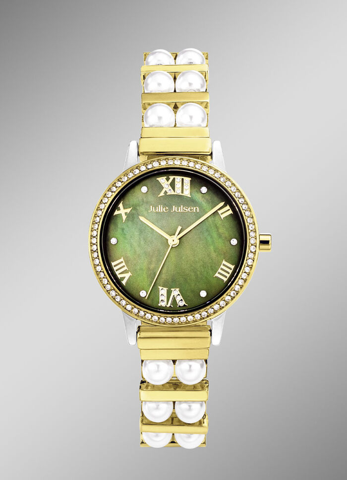 Julie Julsen quartz dameshorloge met parelmoer 