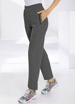 Casual broek in 3 kleuren ANTRACIET GEMÊLEERD