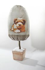 Winterbescherming fleece capuchon hond 