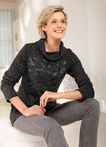 Coltrui met contrasterende print 