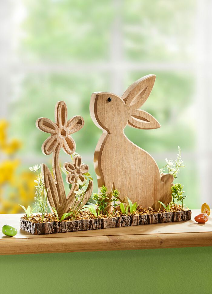 Houten Decoratie Konijn 