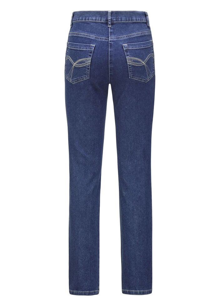 Power stretch jeans DONKERBLAUW