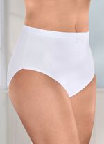 Set van vijf slips met een gestructureerde elastische tailleband 