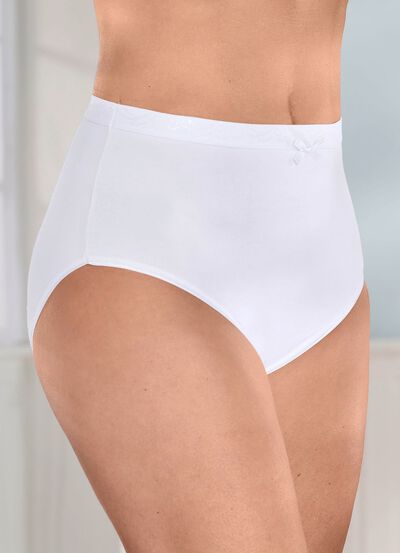 Set van vijf slips met een gestructureerde elastische tailleband 