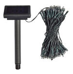 Kerstverlichting op zonne-energie, 200 LED's, koud wit 