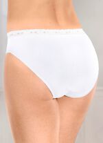 Set van vier slips met elastische kanten tailleband 