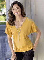 Shirt met strass-versiering 