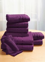 Zachte badstofhanddoeken van dicht lussenpool 