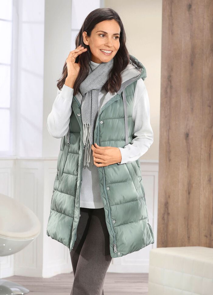 Vest met vaste capuchon 