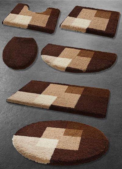 Badkamerset met antislip-onderkant, van Grund 