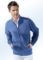 Jack met volledige ritssluiting in 3 kleuren BLAUW