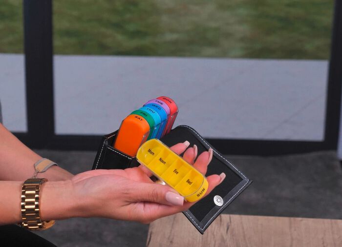 Wellys&reg; pillendoosje voor 7 dagen met etui 