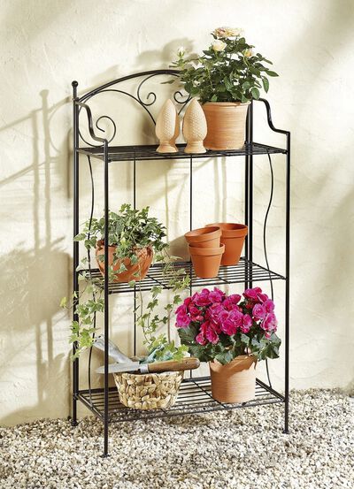 Staand rek van gelakt staal 