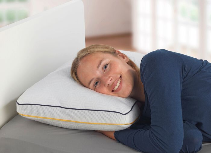 Kussen met gelschuimvlokkenvulling 